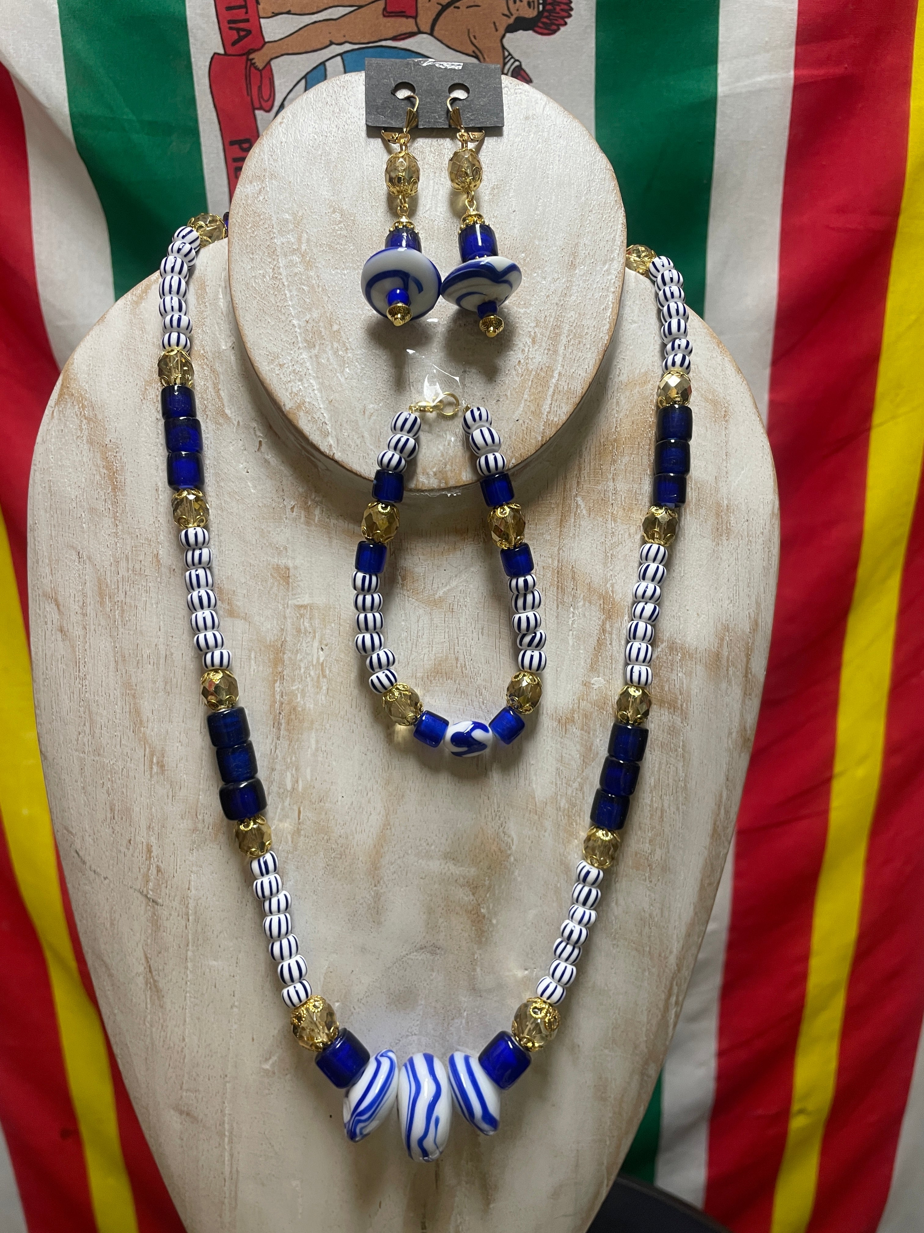 Aisa set ketting+armband+oorbel